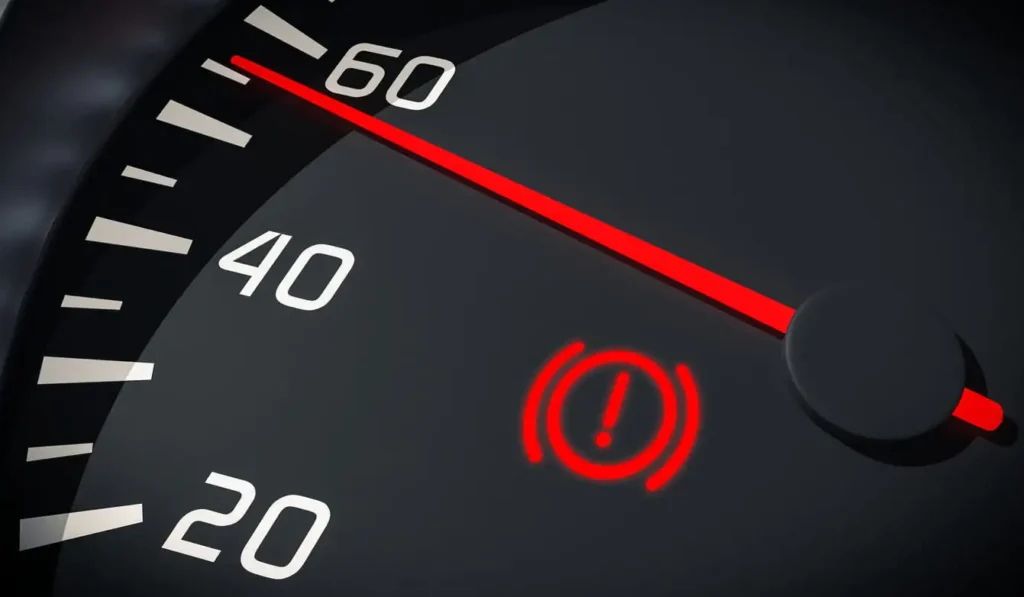 brake light on dashboard